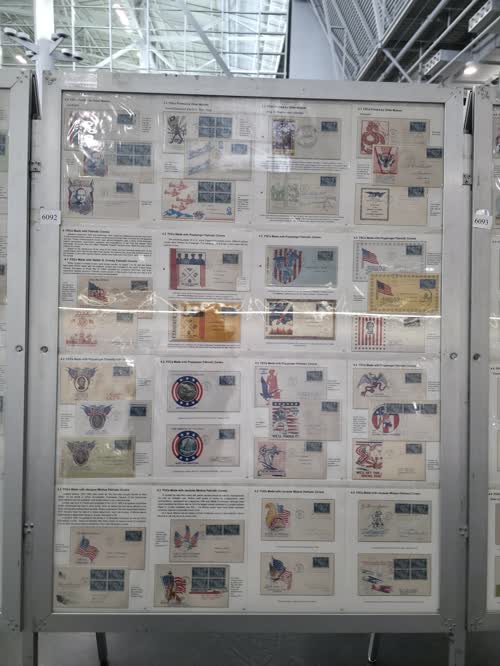 The First Day Covers of the Chinese Resistance Stamp Issued by U.S. in 1942 — frame 6092, exhibited by Huang Ying