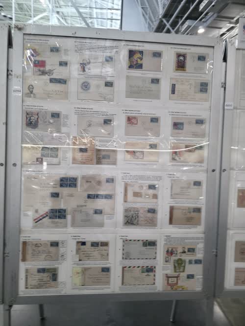 The First Day Covers of the Chinese Resistance Stamp Issued by U.S. in 1942 — frame 6094, exhibited by Huang Ying