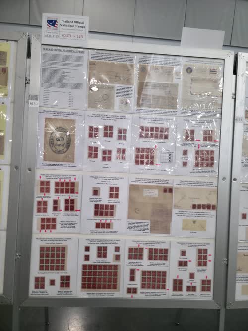 Thailand Official Statistical Stamps — frame 6130, exhibited by Phumet Eiabsangkee