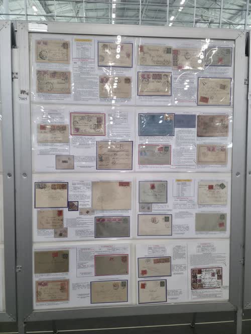 The 1900 Treaties of Pekin: Chinese Imperial Post Offices Measures to Counteract Pilfering of Foreign Stamps on Outgoing Mail — frame 7005, exhibited by Sam Chiu