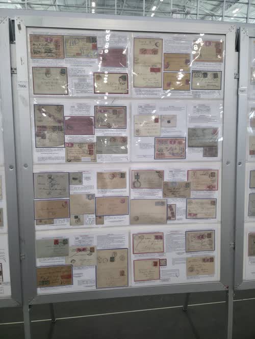 The 1900 Treaties of Pekin: Chinese Imperial Post Offices Measures to Counteract Pilfering of Foreign Stamps on Outgoing Mail — frame 7006, exhibited by Sam Chiu
