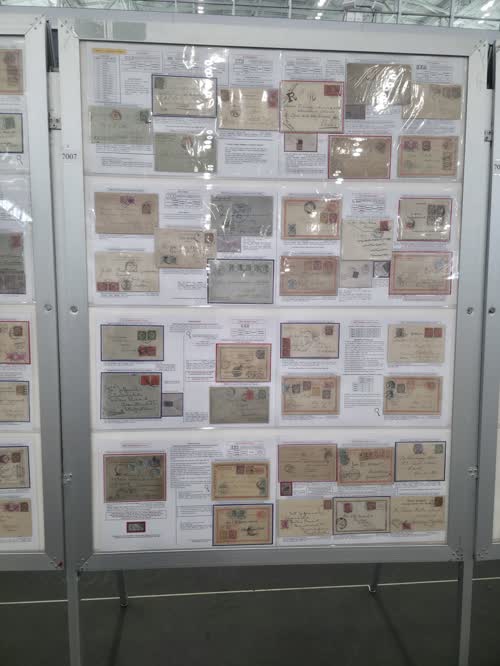 The 1900 Treaties of Pekin: Chinese Imperial Post Offices Measures to Counteract Pilfering of Foreign Stamps on Outgoing Mail — frame 7007, exhibited by Sam Chiu