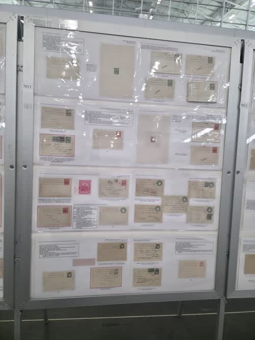 Panama Postal Stationery 1881-1940 — frame 7011, exhibited by Bradley Wilde