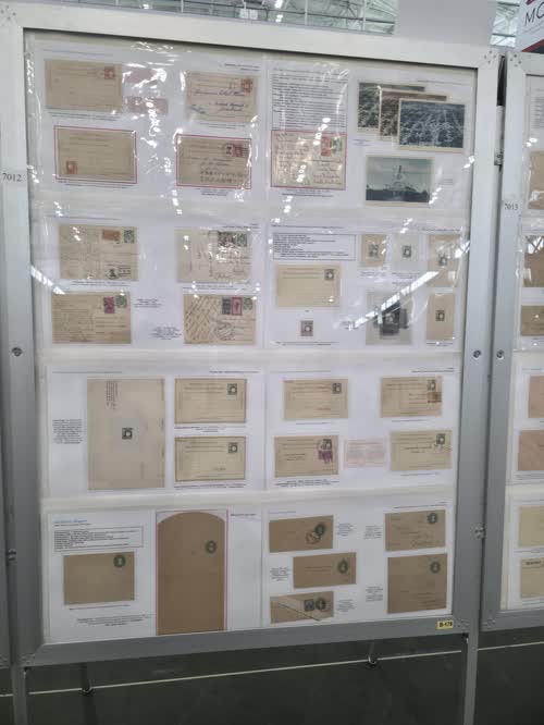 Panama Postal Stationery 1881-1940 — frame 7012, exhibited by Bradley Wilde