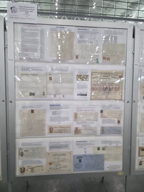 Using the G.A.R. W.R.C. of Connecticut to Fund the Civil War 1862-1872 — frame 7039, exhibited by John C. Lighthouse