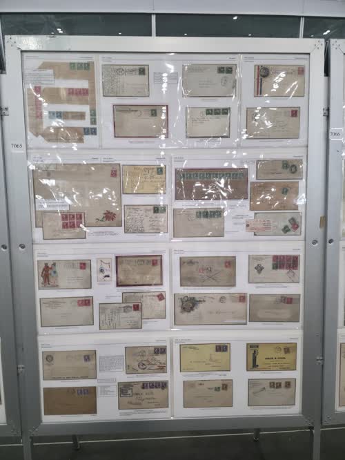 White Paper & Errors in Color: The Development of the Third Bureau-First Issue 2c & 5c, World War I 1914-1918 — frame 7065, exhibited by Gregory Shoults