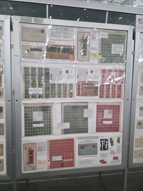White Paper & Errors in Color: The Development of the Third Bureau-First Issue 2c & 5c, World War I 1914-1918 — frame 7066, exhibited by Gregory Shoults